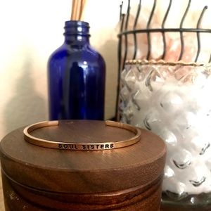 Mantra Band Rose Gold “Soul Sister” Bangle
